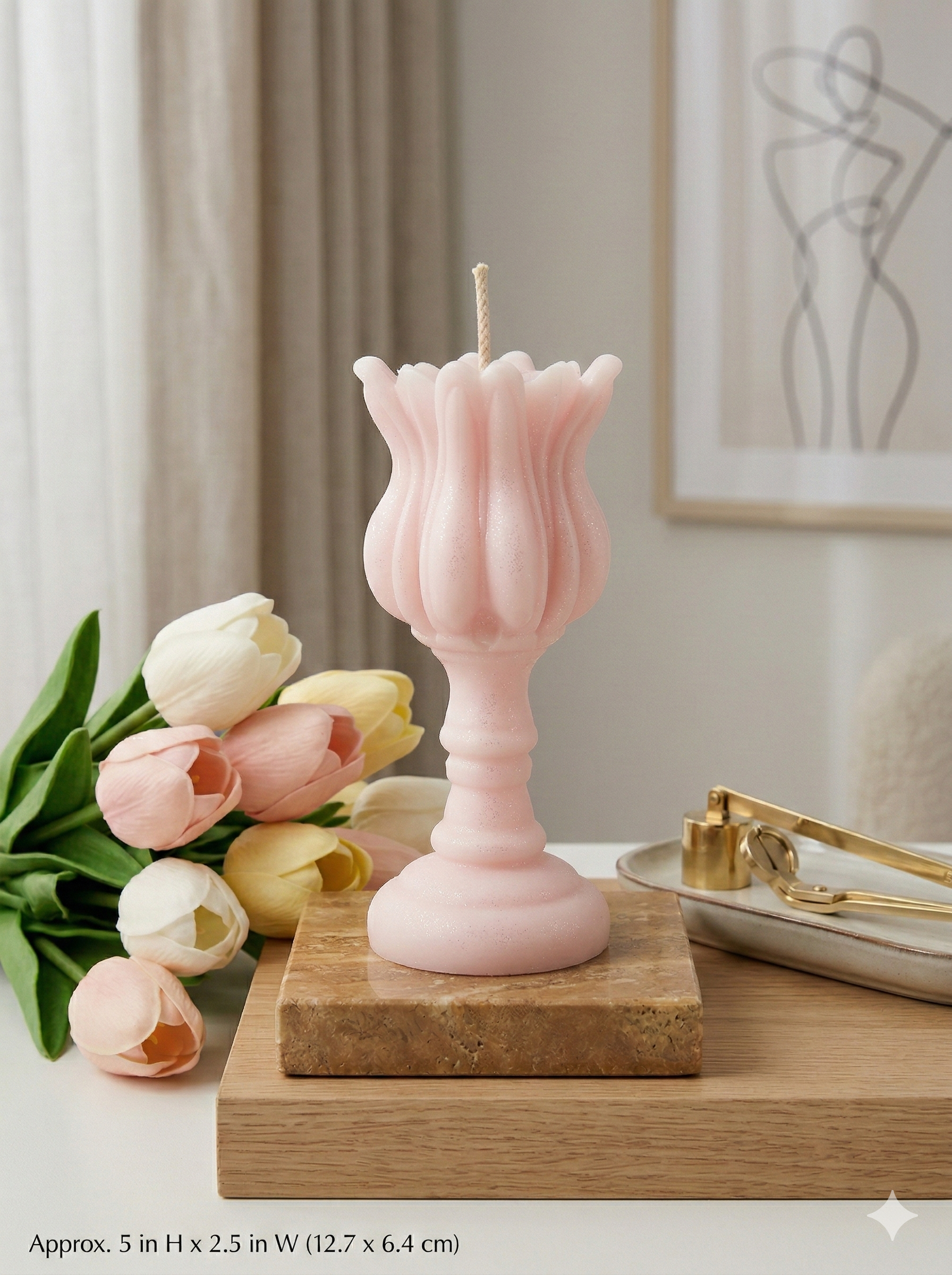 Tulip Candle | Chic Home Decor