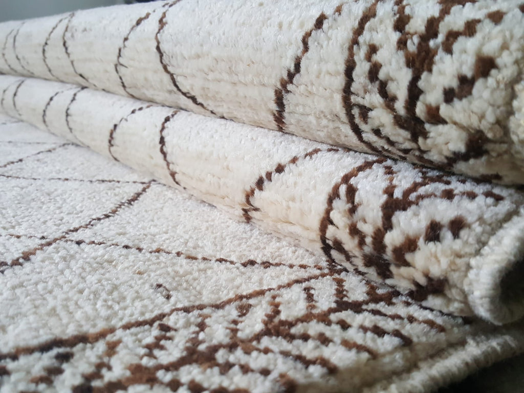 Moroccan- Pearl- Bush- Woolen- Rugs