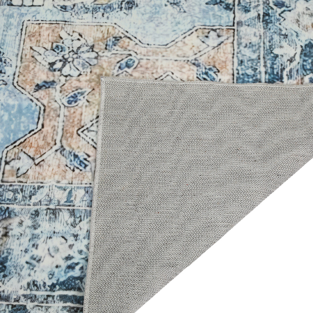 Marlow Floor Rug Vintage Polyester Washable Area Rugs